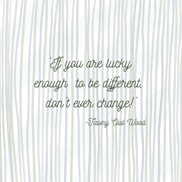 "If You Are Lucky Enough to Be Different, Don’t Ever Change!" – Inspirational Mounted Print - Image 10