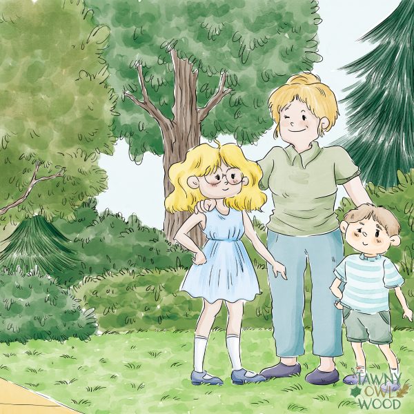 Mounted Prints from Finding the Old Oak Tree12" x 12" - Image 11