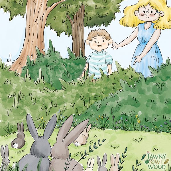 Mounted Prints from Finding the Old Oak Tree12" x 12" - Image 3
