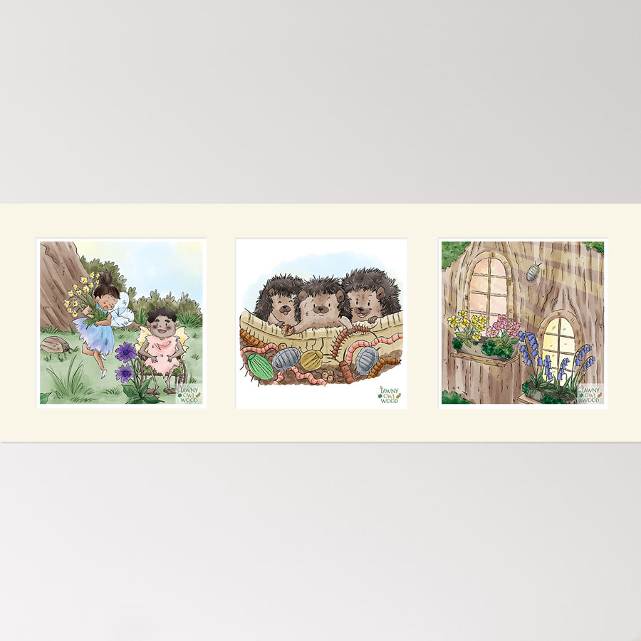 Spring Time – Triptych Mounted Prints