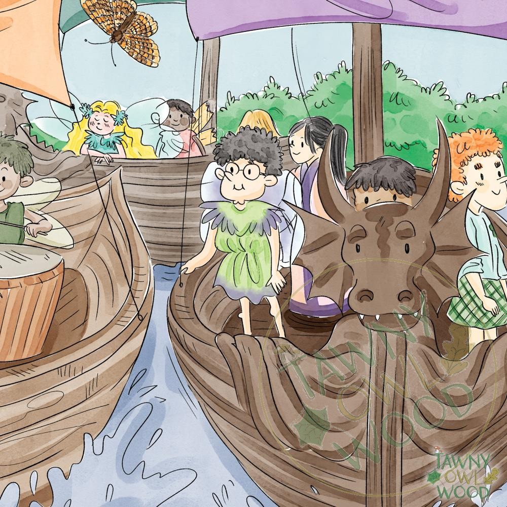 Great Race Illustration